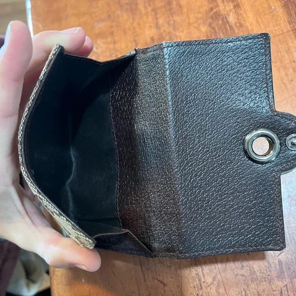 Authentic Gucci Compact GG Bifold Canvas Wallet - Picture 3 of 13